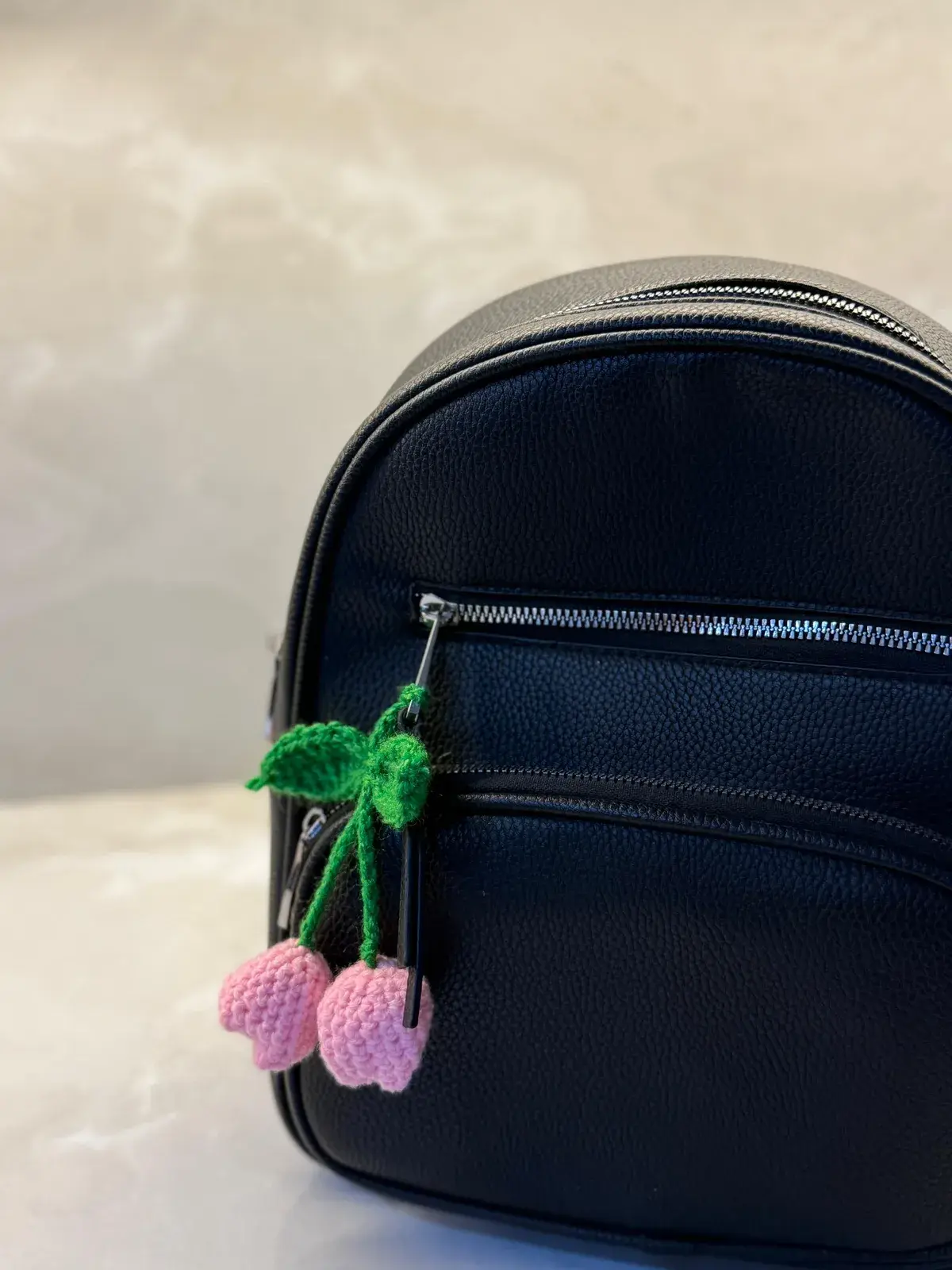 Tulip bag charm